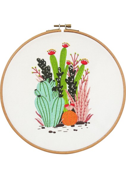 Kasnaklı Goblen Etamin Nakış Işleme Seti 20X20 cm 511258
