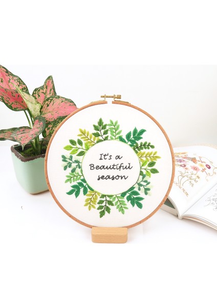 Kasnaklı Goblen Etamin Nakış Işleme Seti 20X20 cm 511317
