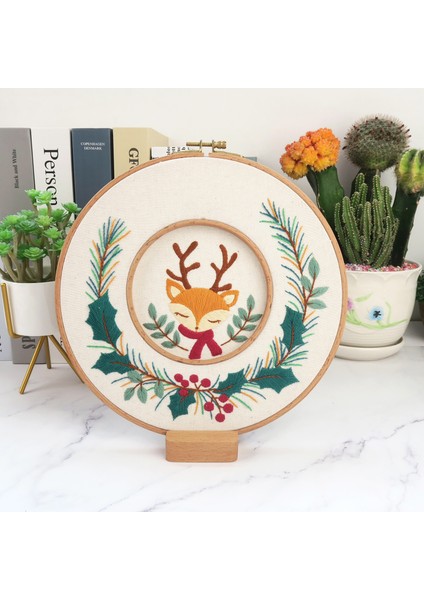 Kasnaklı Goblen Etamin Nakış Işleme Seti 20X20 cm 511359