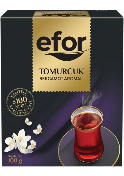 Efor Tomurcuk Bergamot Aromalı Siyah Çay - 100gr