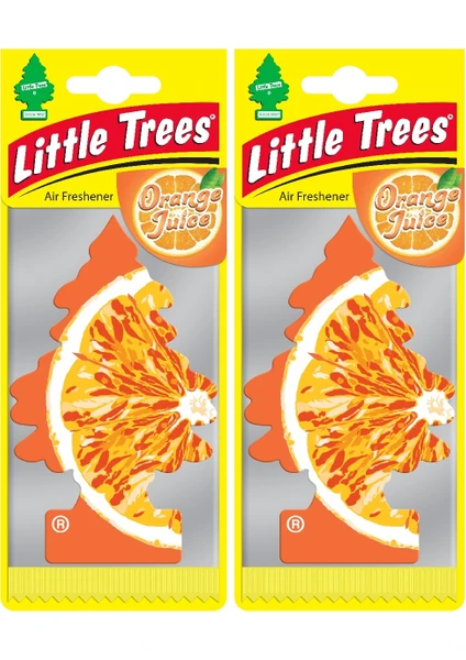 Little Trees Orange Juice Portakal Asma Oto Kokusu 2 Adet