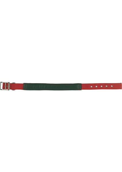 Miami Plus Köpek Boyun Tasması Kırmızı - Siyah 33 - 39 cm