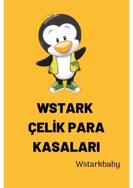 Çelik Para Kasası Sağlam Siyah Özel Boyalı 40 cm 45 kg