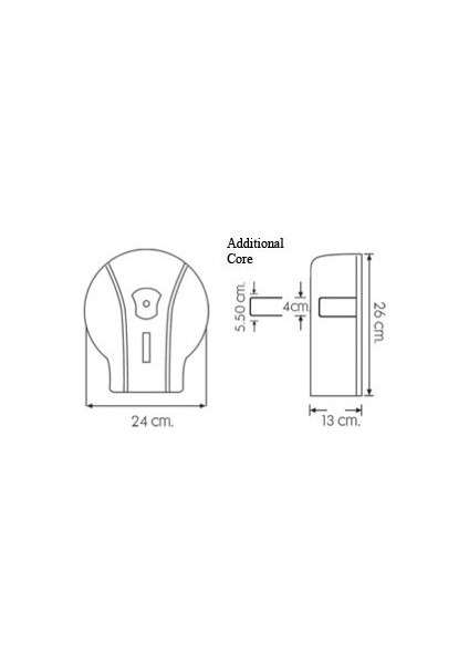 MJ1T Mini Jumbo Wc Kağıdı Dispenseri