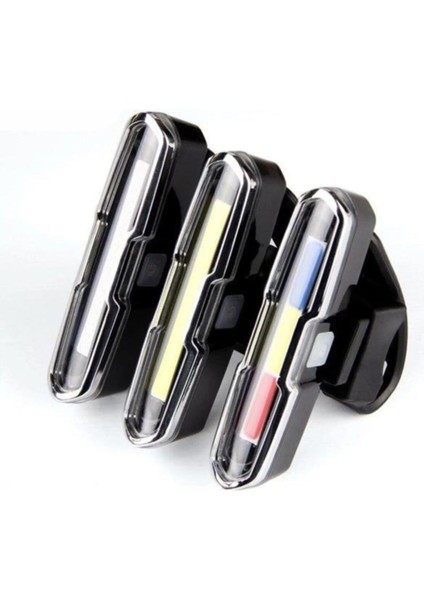 Xbyc 6017-3 USB Şarjlı Bisiklet Arka Farı