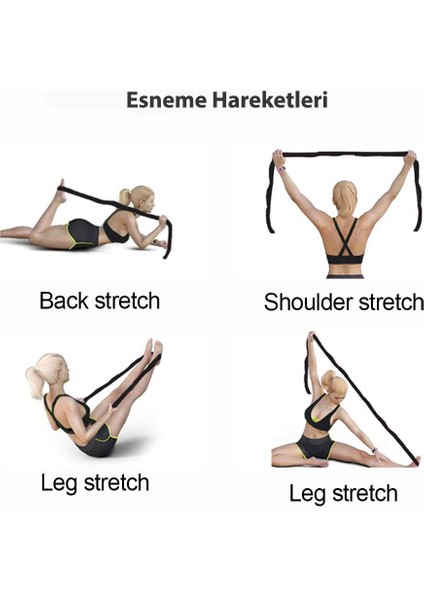 8 Farklı Seviyeli Direnç Bandı Spor Egzersiz Aerobik Pilates Squat Lastiği Fitness Yoga modelleri