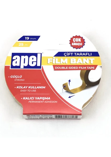 Çift Taraflı Film Bant 50 mm x 25 M Şeffaf