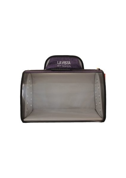 Jumbo Tomris Kedi Köpek Taşıma Çantası Mor 32 x 50 x 31 cm