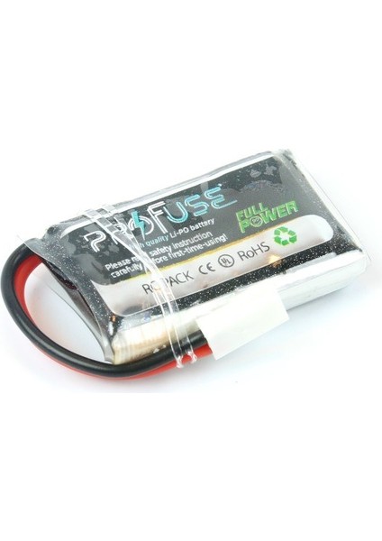 3.7 V 1s Lipo Batarya-Pil 350 Mah 25C - Mikro Drone Pili (Corby Drone ile Uyumlu)