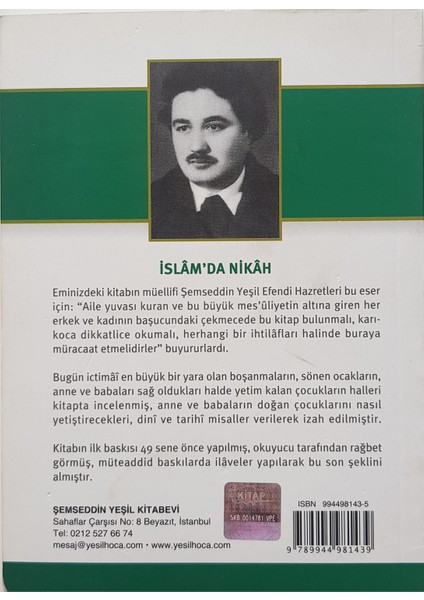 Islâm'da Nikâh - Şemseddin Yeşil