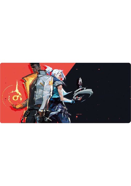 Kasırga Vlrnt Oyuncu Mouse Pad 70X30 cm Kaymaz Dikişli