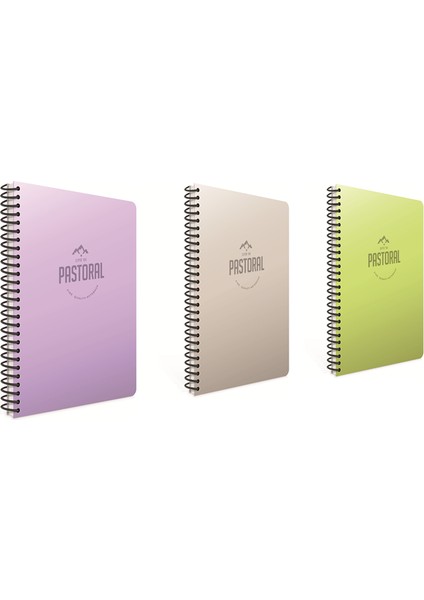 A5 Pastoral Defter 3 Adet