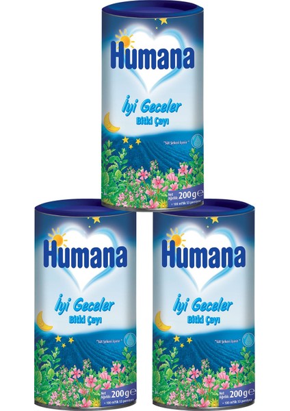 HumanaIyi Geceler Bitki Çayı 200 gr x 3 Ade