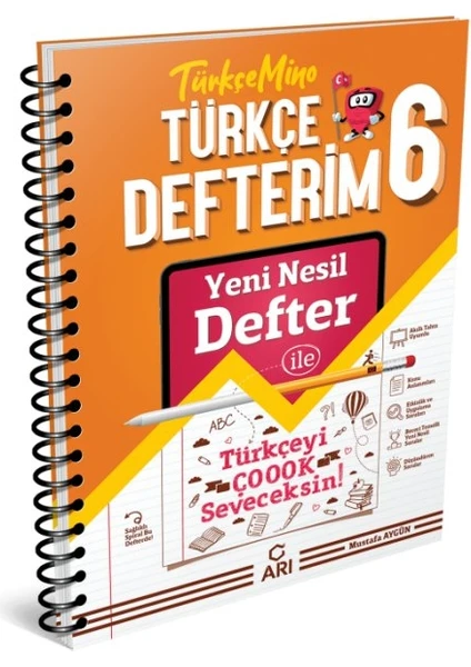 Arı Yayıncılık 6.Sınıf Türkçe TürkçeMino Defterim