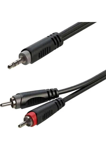 RX-K12905 5 Metre 3.5 mm Stereo - Çift Rca Gitar Ses Kablo