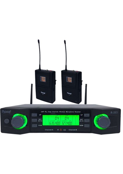 R-203 2el+2kanal Telsiz Mikrofon