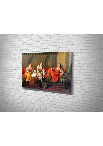 Rudolf Swoboda- Harem Kanvas Tablo