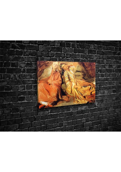 Chasseriau Theodore- Harem Kanvas Tablo