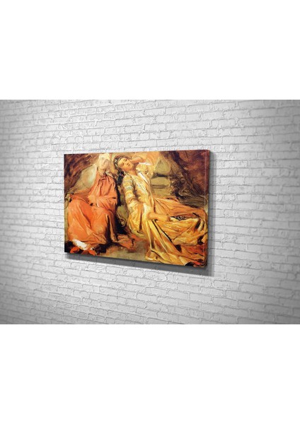 Chasseriau Theodore- Harem Kanvas Tablo fiyatları