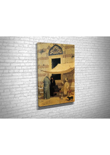 Osman Hamdi- Arzuhalci Kanvas Tablo