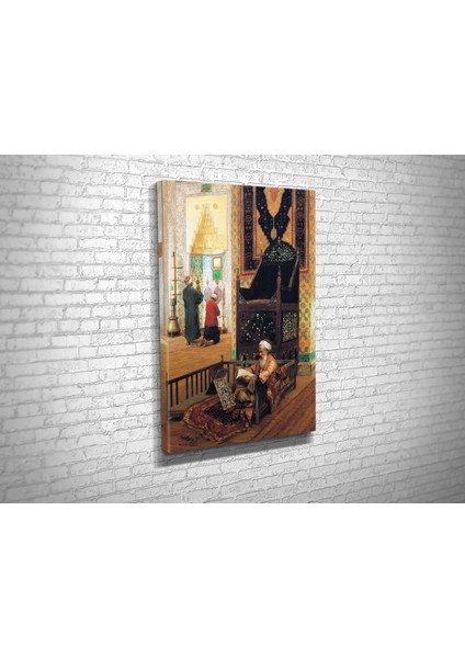 Rudolf Ernst- The Mosque Of Rüstem Pasha Kanvas Tablo modelleri