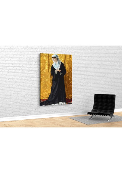 Osman Hamdi- A Lady Of Constantinople Kanvas Tablo