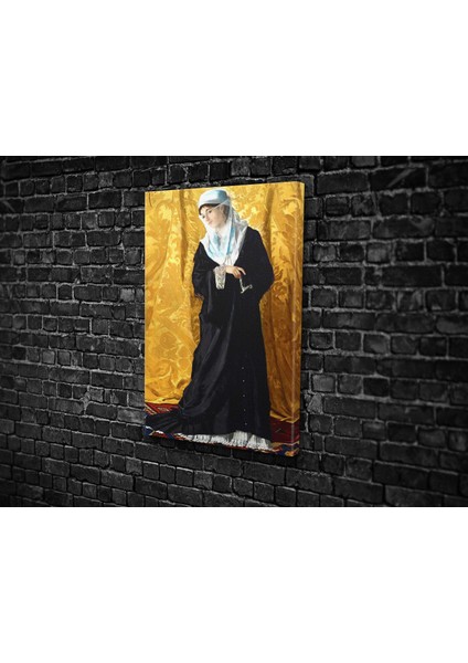 Osman Hamdi- A Lady Of Constantinople Kanvas Tablo modelleri