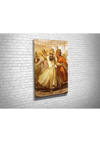 Amedeo Preziosi- Sufi Whirling Kanvas Tablo