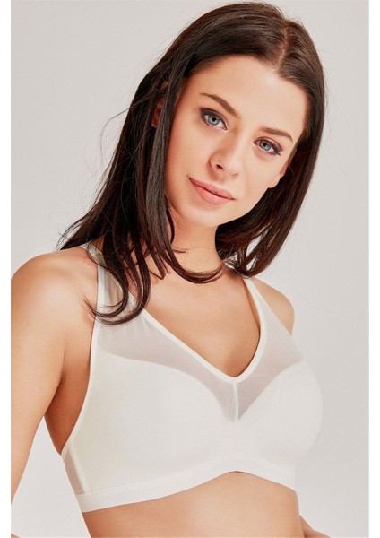 Kadın Balensiz Süngerli Ekru Sütyen 4636 fiyatları