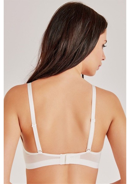 Kadın Balensiz Süngerli Ekru Sütyen 4636 modelleri