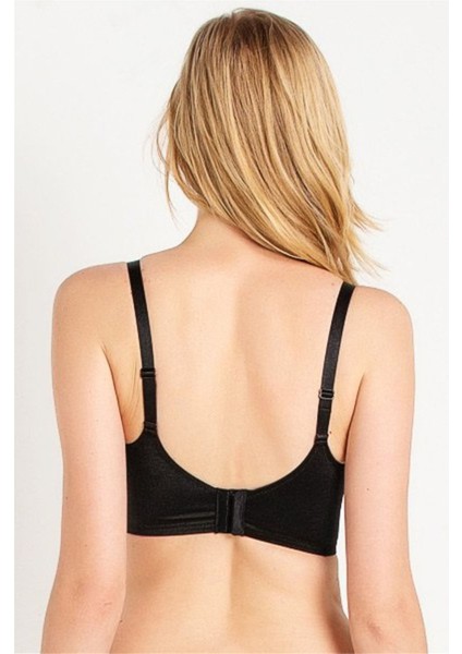 1764 Kadın Siyah Dantelli Balensiz Toparlayıcı Sütyen fiyatları