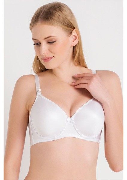 BAYAN İNCE SÜNGERLİ BEYAZ SÜTYEN MAGIC FORM 5738