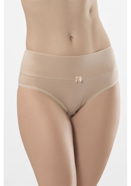 Kadın Ten 2'li Likralı Külot 964