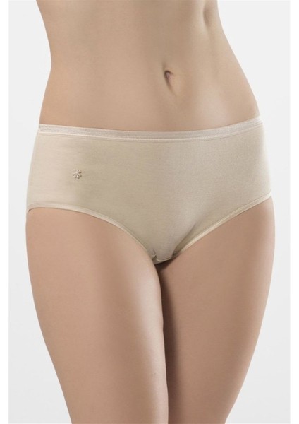 Kadın Ten 2'li Abiye Ribana Bikini Külot 234