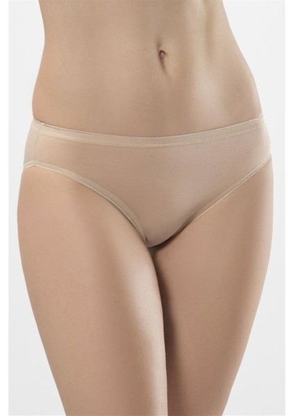 Kadın Ten 2'li Likralı Bikini Külot 230