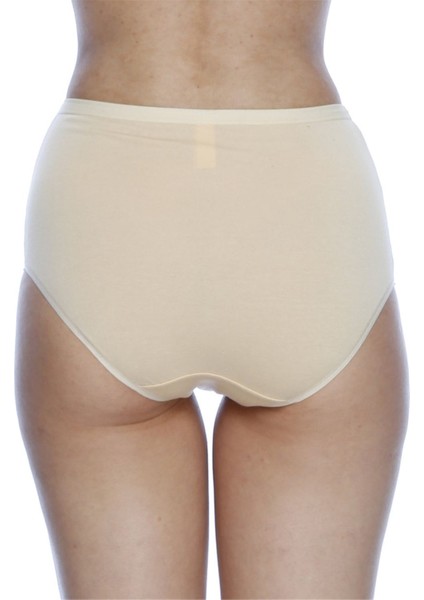 626 Kadın Ten Geniş Kenarlı Penye Kumaşlı Az Dantelli Normal Külot modelleri