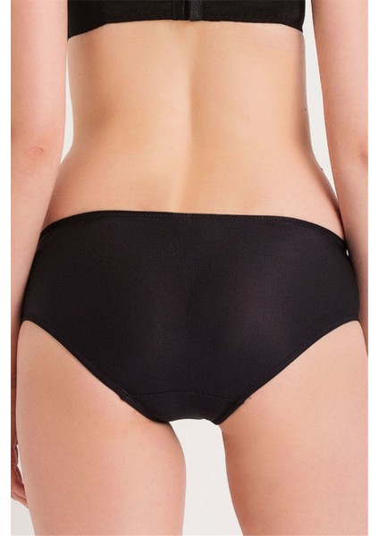 285 Kadın Siyah Önü Güpürlü Yüksek Bel Külot fiyatları