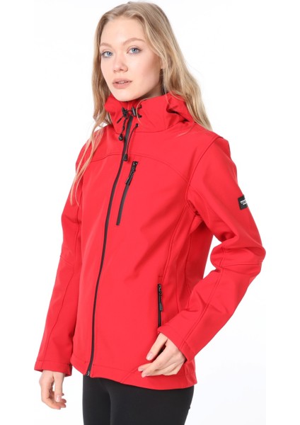 Ghassy Co. Kadın Su Rüzgar Geçirmez Softshell Spor Mont