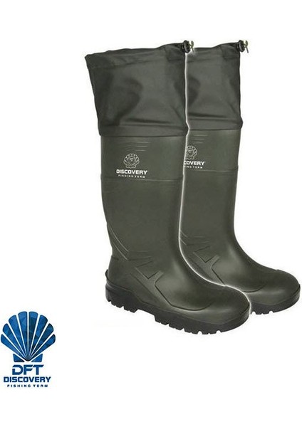 Dft Hunter Green Boots Yeşil Çizme No: 43