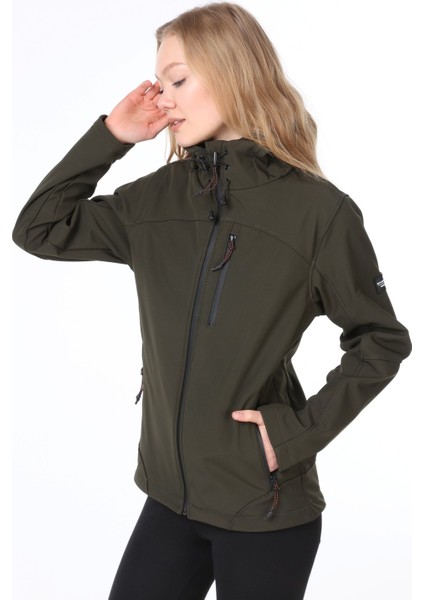 Kadın Su Rüzgar Geçirmez Softshell Spor Mont modelleri