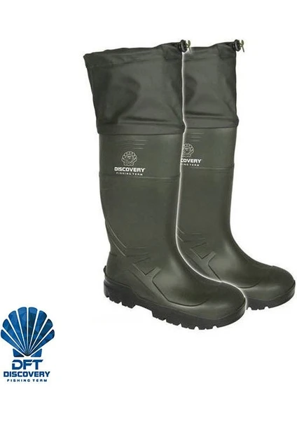 Dft Hunter Green Boots Yeşil Çizme No: 40