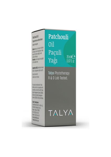 Paçuli Yağı, Doğal, 20 ml