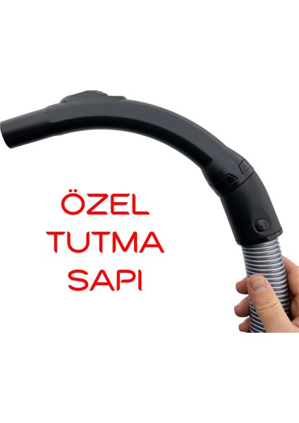 Arçelik S 4240 C Süpürge Katlanmaz Dayanıklı Güçlü Hortumu