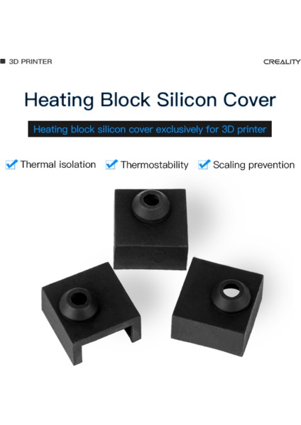 Creality Silicone Sock For Heat Block / 1 Pcs