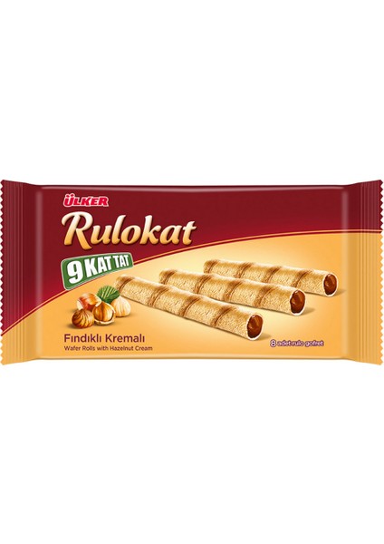 9 Kat Tat Rulokat Fındıklı Gofret 42 gr