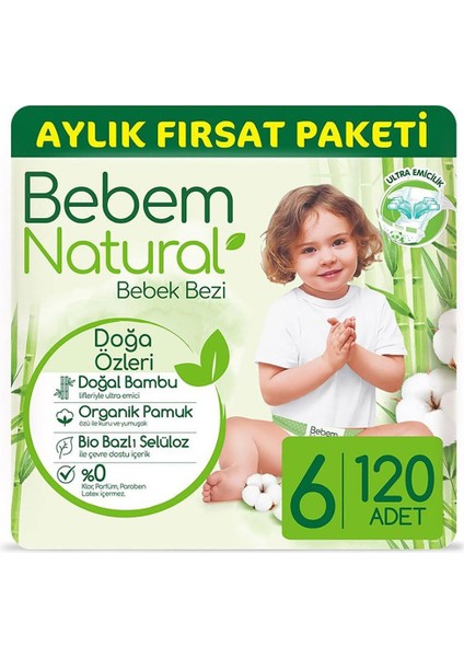 Large 6 Beden 15 + kg 120'li