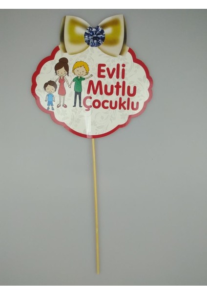 Konuşma Balonu Evli Mutlu Çocuklu