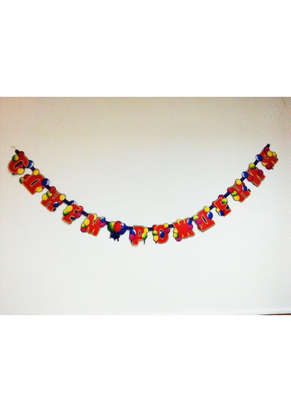 Bayrak Rusça Cdnem Rojdenıy Balonlu