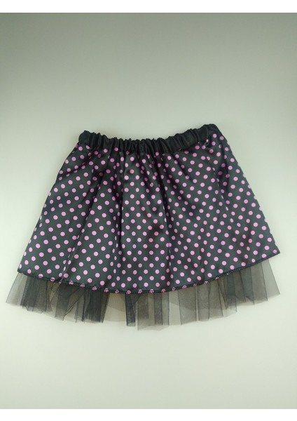 Etek Siyah Pembe Puanlı fiyatları