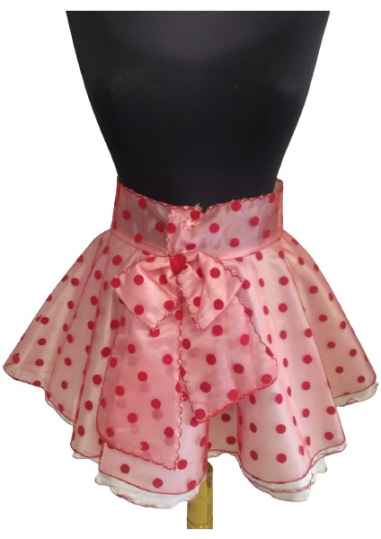 Etek Tül Kırmızı Puanlı modelleri